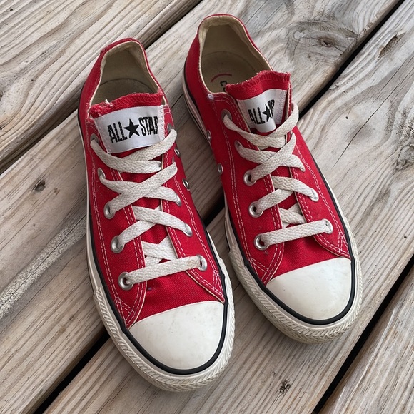 Converse Other - Converse All-Star Ox Red Unisex Sneakers Size W6/ M4